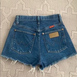 Wrangler cutoff shorts